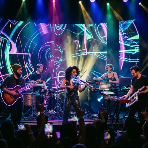 Cutting-Edge Fusion Stage Performance with Electronic and Real Instruments