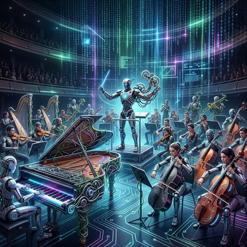 Digital Biomechanical Orchestra: Fusion of Organic & Mechanical Music