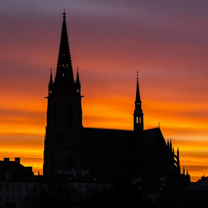 Silhouette of a Church - Stunning Views Silhouette of a Church - Stunning Views