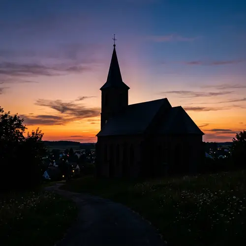 Silhouette of a Church - Stunning Views
