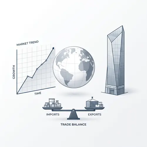 Modern Minimalist Financial Markets Imagery