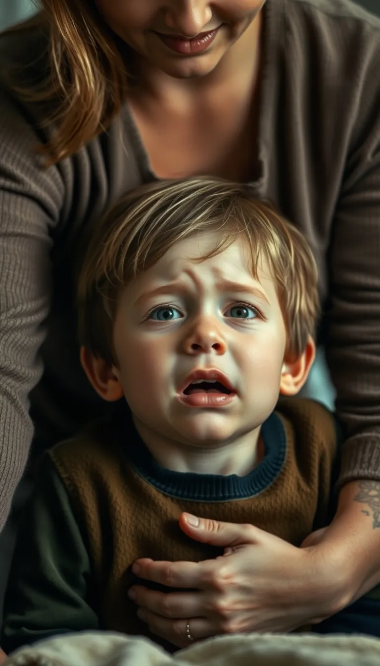 Emotional Comfort: A Boy's Fear and a Woman's Calm Emotional Comfort: A Boy's Fear and a Woman's Calm