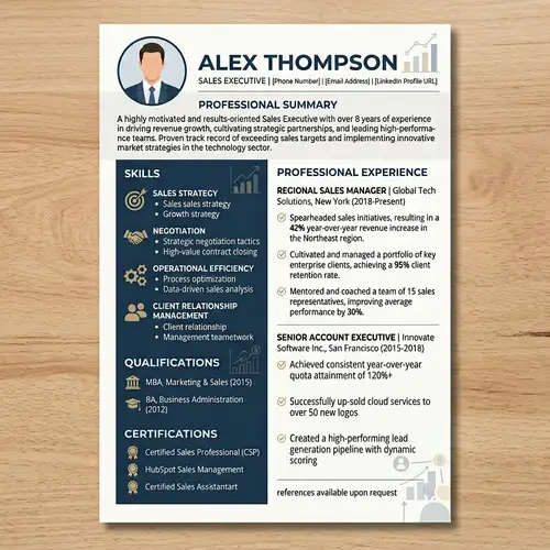 Sales Executive Resume: Skills, Qualifications & Achievements