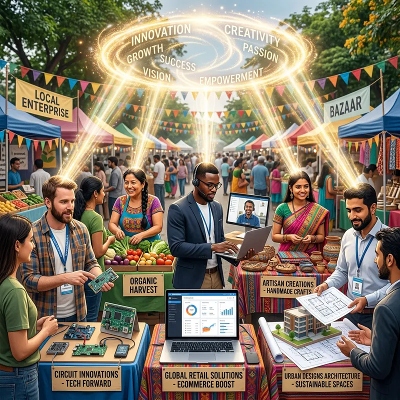 Creative Entrepreneurship Poster: Inspiring Business Vision