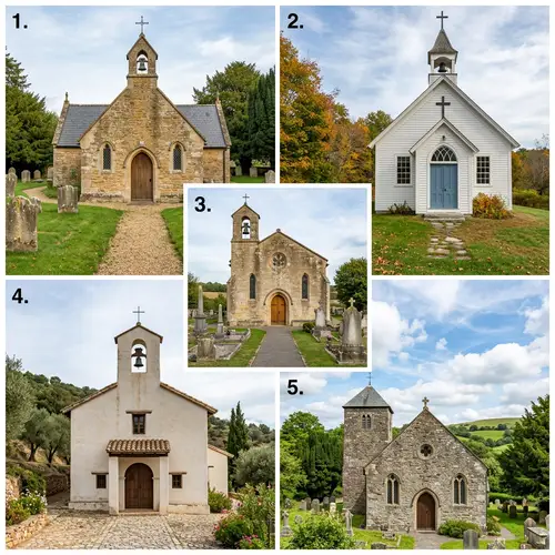 Simple Church Facades: Elegant Designs