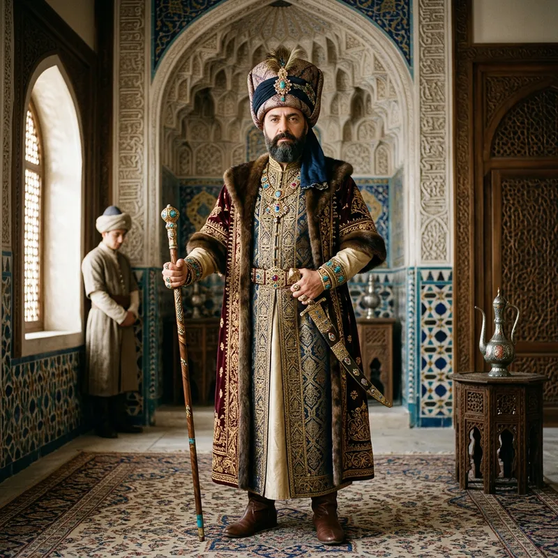 Authentic Seljuk Vizier Outfit Design