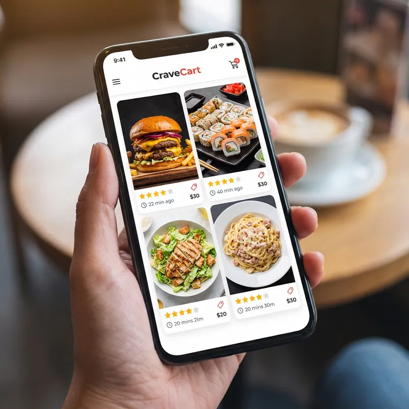 Delicious Dishes on Food Delivery App Delicious Dishes on Food Delivery App