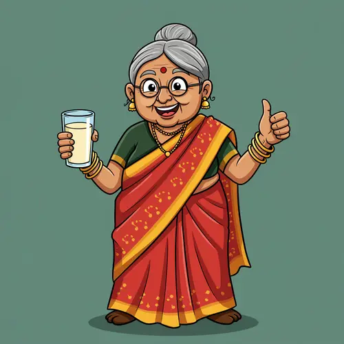 Amma: The Heartwarming Beverage Mascot