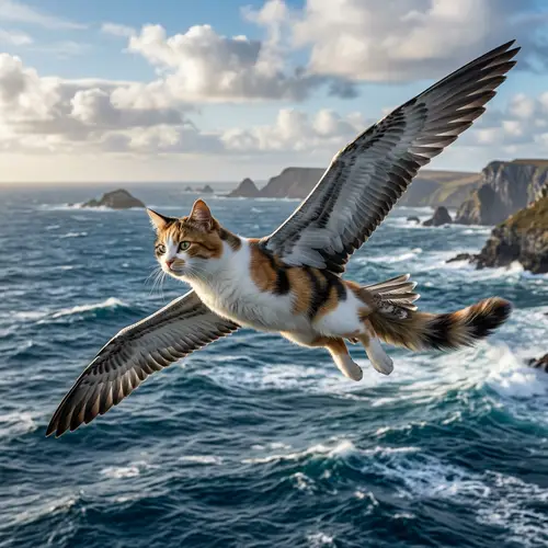 Chalbatros: The Imaginative Cat-Albatross Hybrid