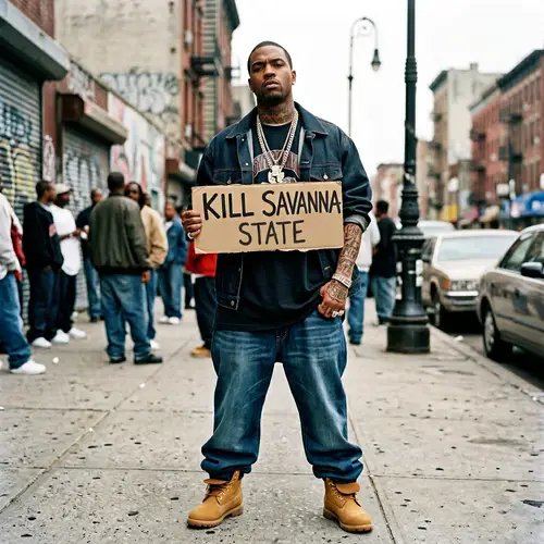 King Von Holds 'Kill Savanna' Sign | Hip-Hop Icon