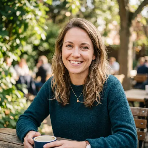 Realistic Profile Picture of a Young Woman