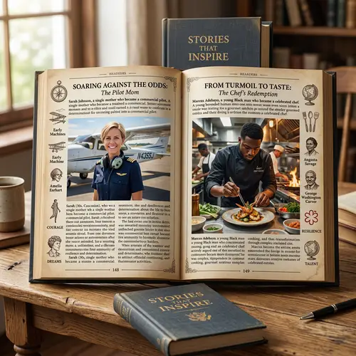Inspiring Stories of Triumph: From Single Mother to Pilot and Troubled Youth to Renowned Chef