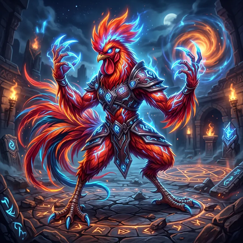 Blaziken - Third Generation Fire Psychic Pokemon in Emerald World
