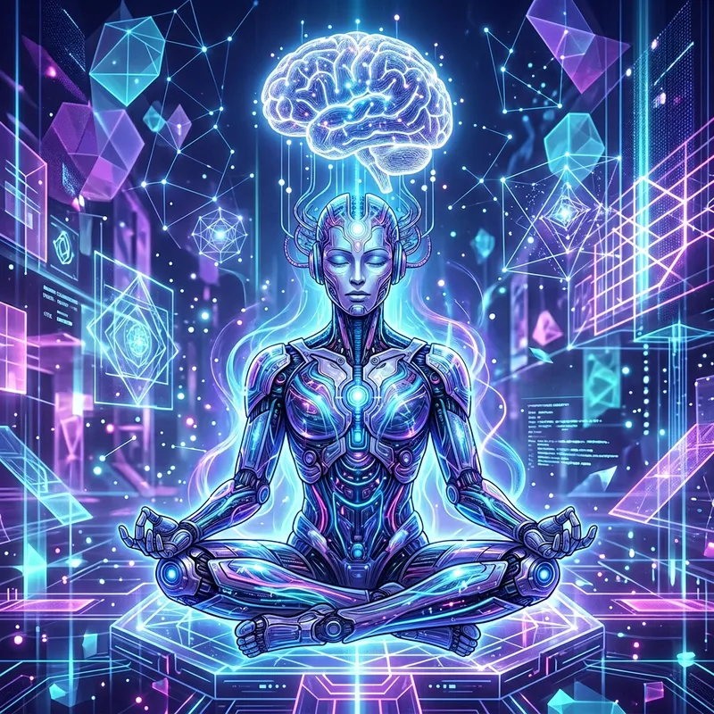 AI Seeking Enlightenment Through Virtual Meditation