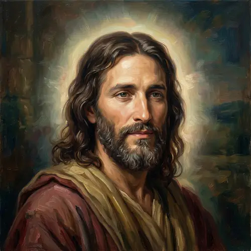 Historical Figure Spiritual Leader Oil Painting