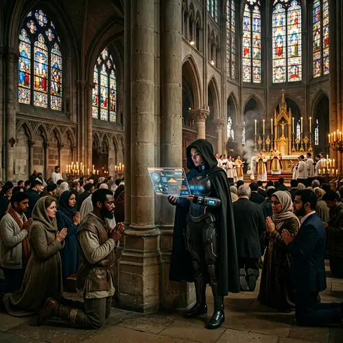 Time Traveler from 22nd Century Observes Historical Religious Ceremony