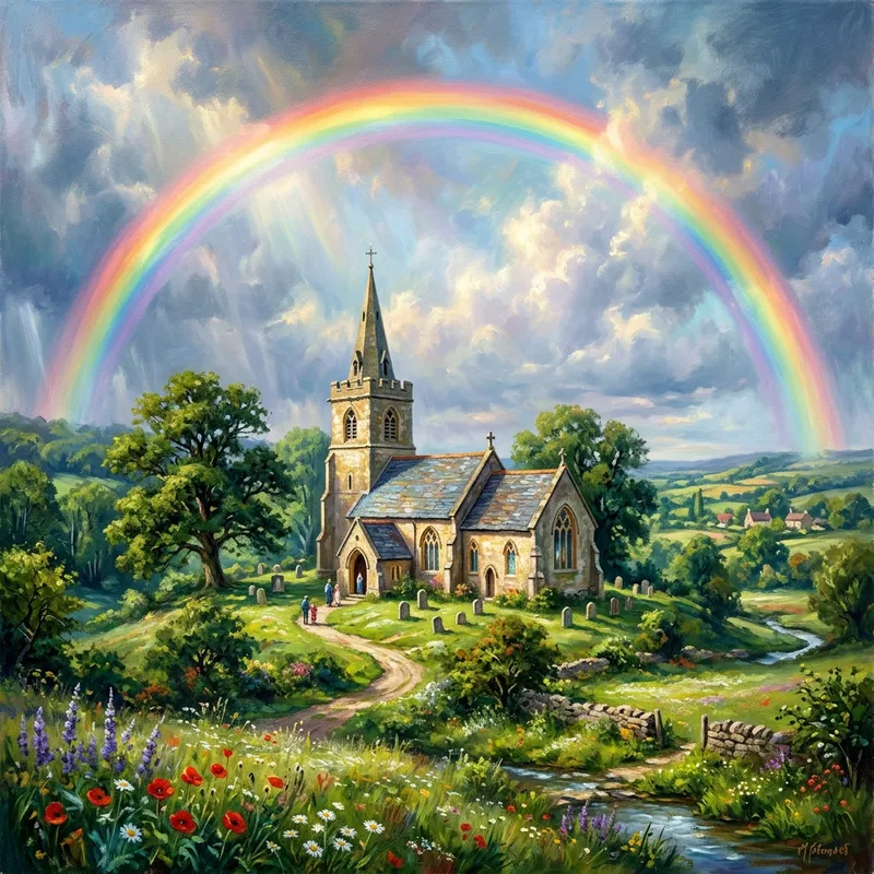 God's Promise: Rainbow Grace on Church