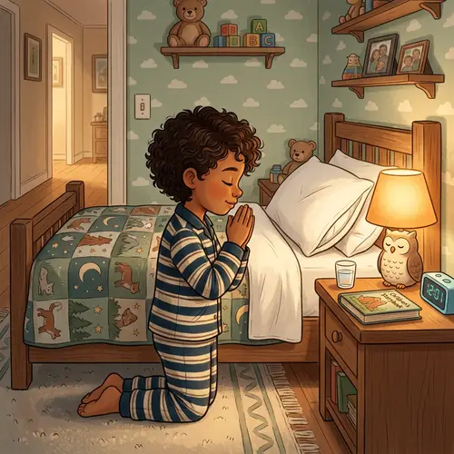 Child's Evening Prayer - Peaceful Bedtime Ritual