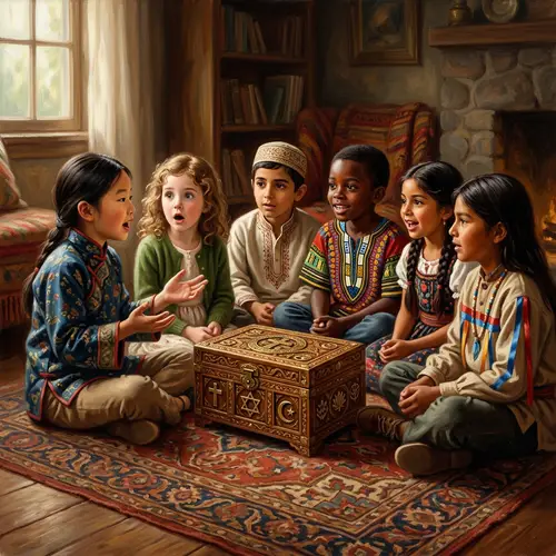 Diverse Cultural Storytelling Circle | Kids' Religious Tales