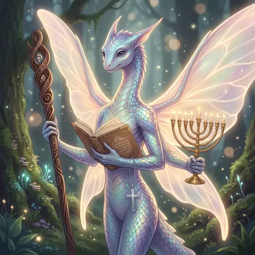 Otherworldly Creature Fantasy Illustration | Divine and Ethereal Being