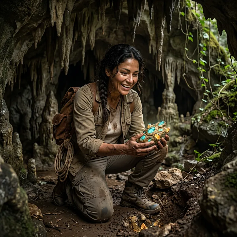 Traveler Discovers Sacred Relic in Hidden Cave