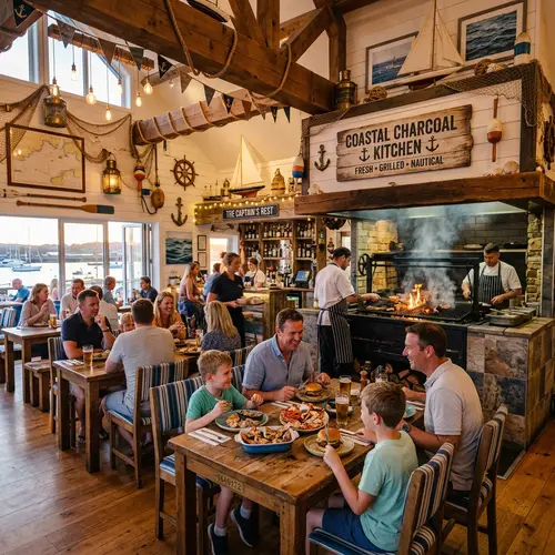 Coastal Charcoal Kitchen: Nautical Dining Experience
