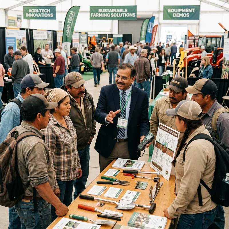 Educational Interaction: Professor Engaging with Farmers Educational Interaction: Professor Engaging with Farmers