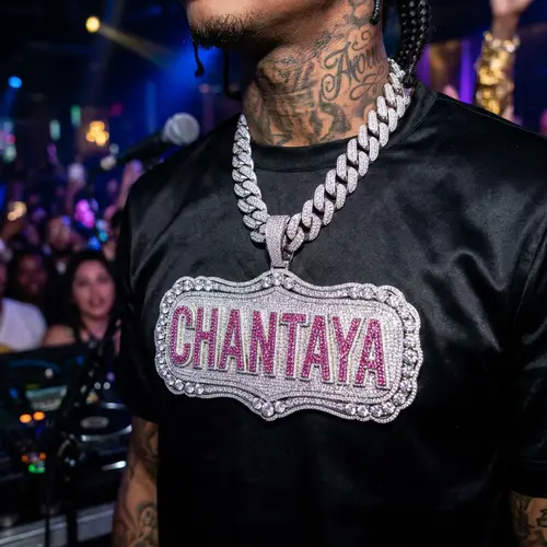Siler Iced Out Rapper Chain Pendant - CHANTAYA
