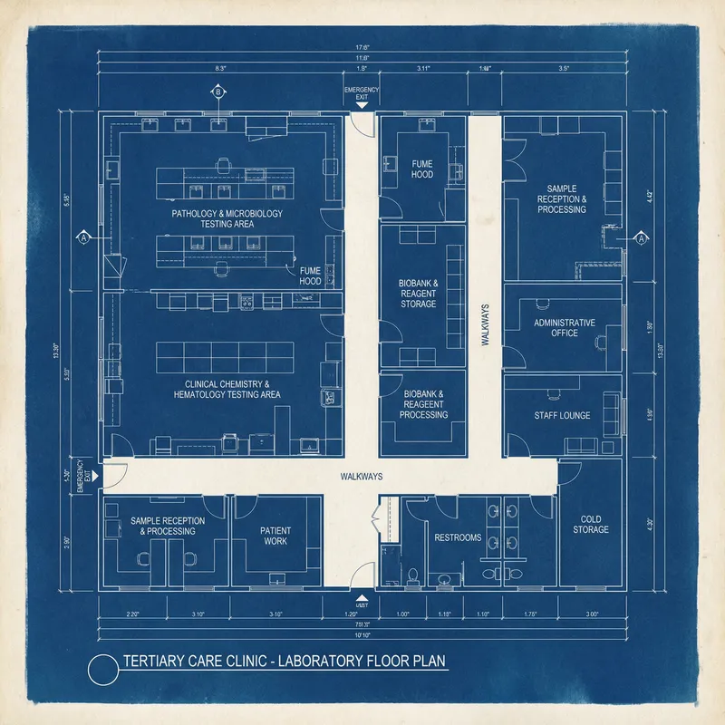 Blueprint of Tertiary Care Clinic Laboratory