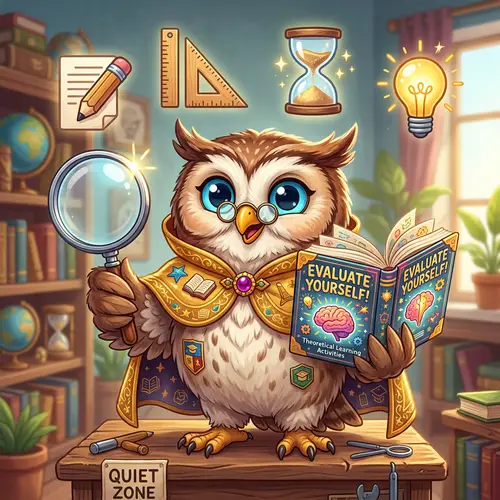 Playful Owl Mascot for Theoretical Learning