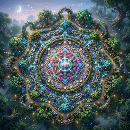 Traumgarten Mandala - Serenity in Garden Design