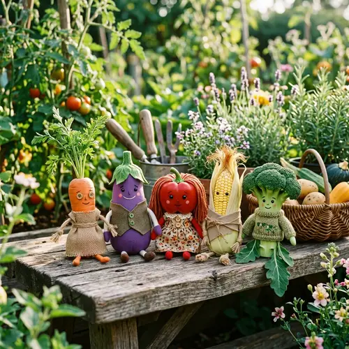 Vegetable Doll - Fun and Unique Decor