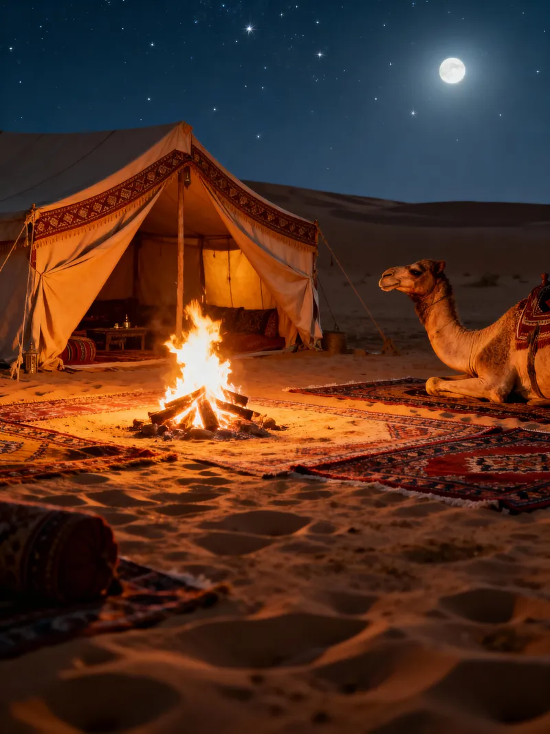 Experience a Bedouin Tent Night in the Desert Experience a Bedouin Tent Night in the Desert