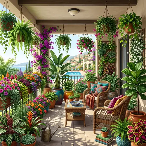 Vibrant Balcony Redesign Ideas with Plants