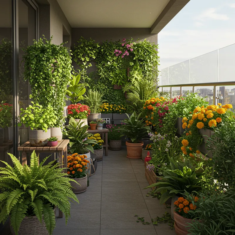 Vibrant Balcony Redesign Ideas with Plants