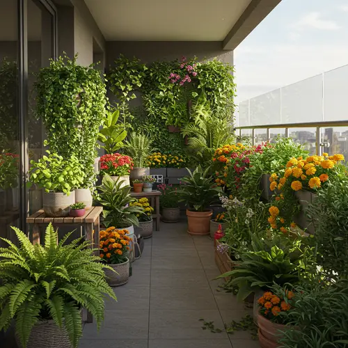 Vibrant Balcony Redesign Ideas with Plants