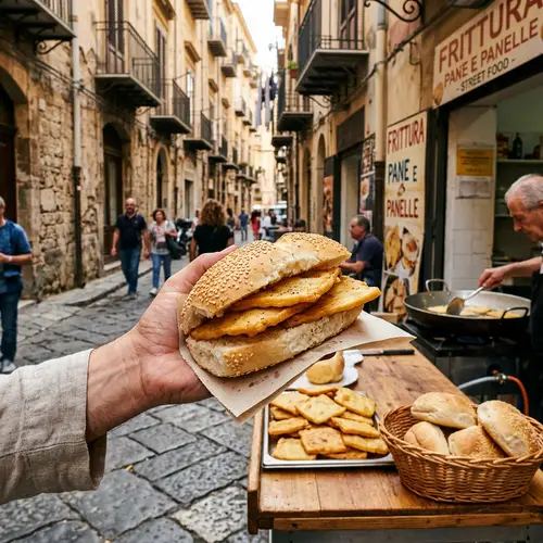 Authentic Pane e Panelle - Traditional Sicilian Delicacy