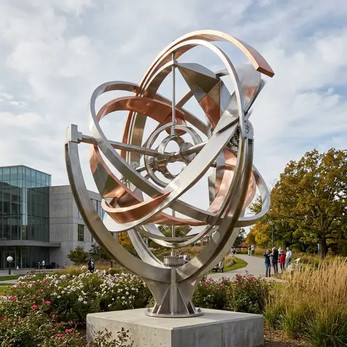 Mesmerizing Kinetic Sculpture: Engineering Art in Motion