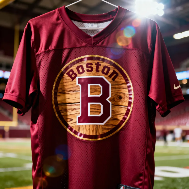 Vibrant Boston B Practice Jersey - Hyper-Realistic Design