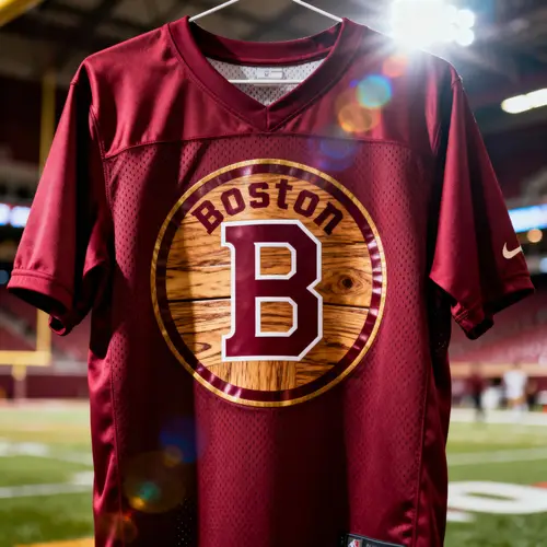Vibrant Boston B Practice Jersey - Hyper-Realistic Design