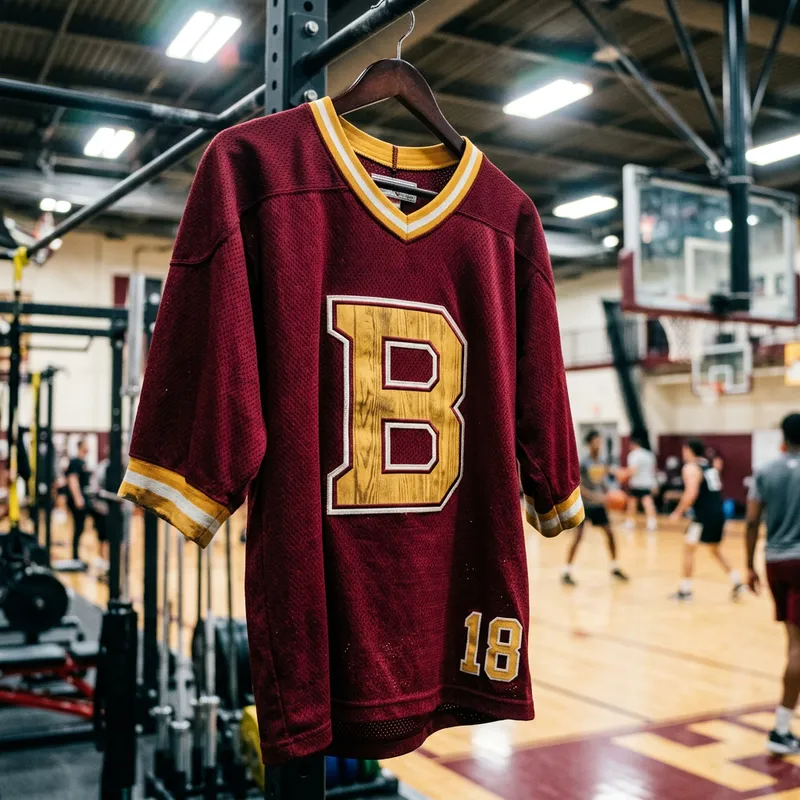 Vibrant Boston B Practice Jersey - Hyper-Realistic Design