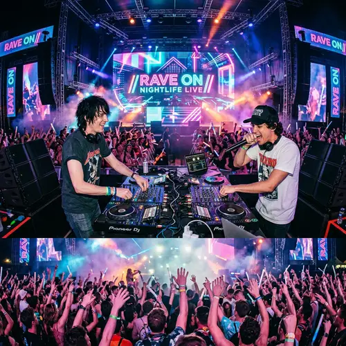 Energetic Flume DJing with Skrillex | Live Performance