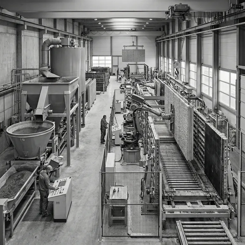 Visual Precision in Compound Wall Manufacturing