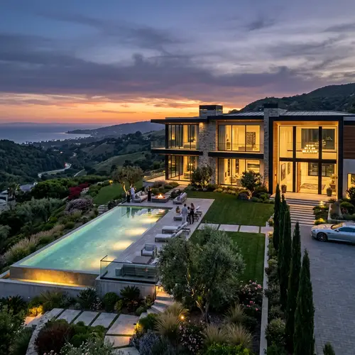 Luxury Modern Mansion with Infinity Pool