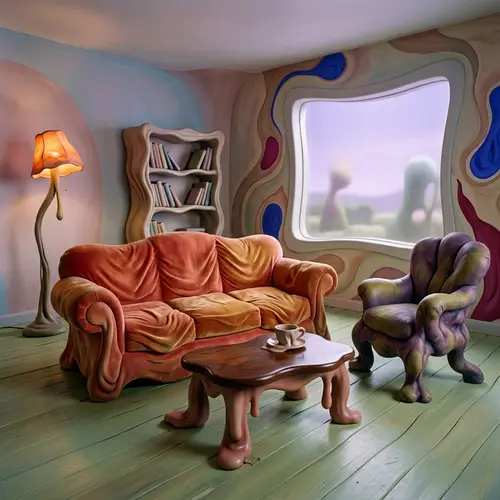 Distorted & Flabby Surrealism Furniture | Dreamlike Interior