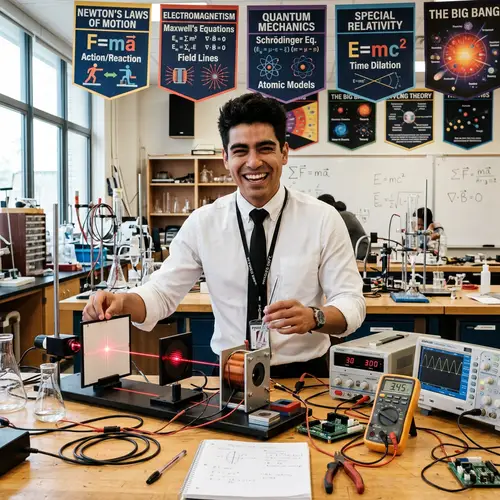 Physics Experiment Enthusiast Conducting Experiments | Website