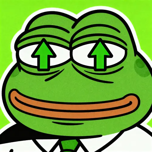 Pepe the Frog Meme with Stock Arrows Eyes