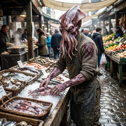 Calamari with Human Body: A Fascinating Concept