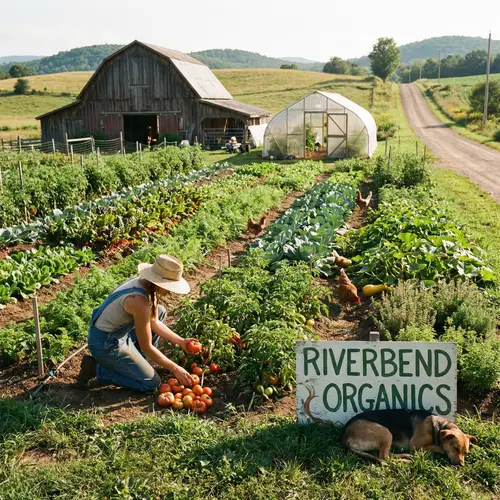 Discover a Small Vegetable Farm