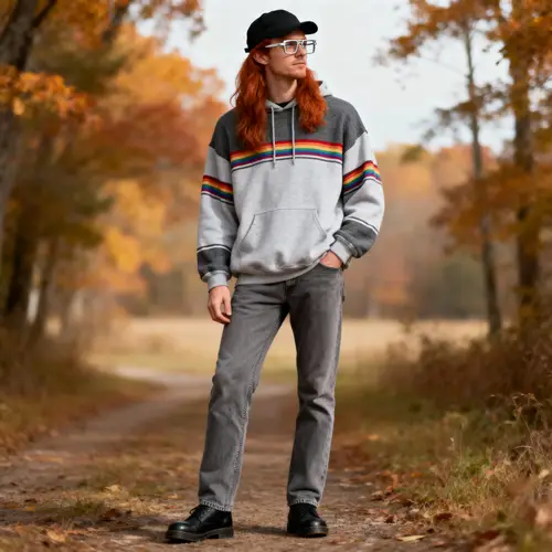 Gorgeous Ginger Man with Unique Style